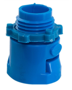 CONECTOR CONDUFLEX 1/2 PVC AZUL CONROSCA #909981