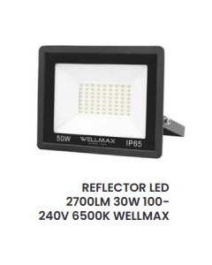 REFLECTOR LED 30W 6500K WELLMAX #2204882